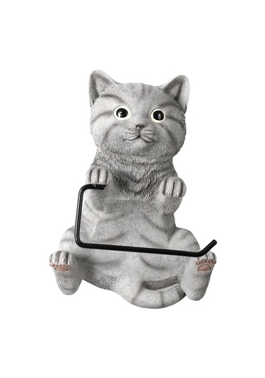 Suntek Tuvalet Kağıdı Rulosu Tutucu Komik Otel Tuvaleti Duvara Gri