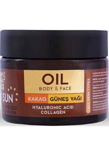 Softto Plus Kakao Cacao Sun Bronzlaştırıcı Güneş Yağı 100 ML