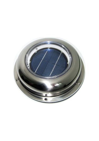 Güneş Enerjili Blower. Tekne Ve Karavan Havalandırması. Paslanmaz