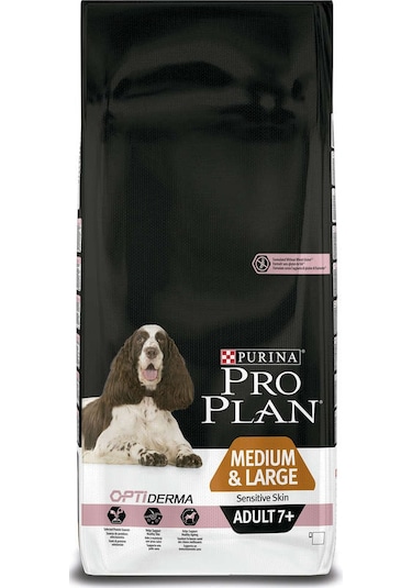 Purina Pro Plan Somonlu Orta ve Büyük Irk +7 Yaş Yaşlı Köpek Maması 14 KG