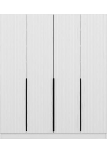 Minar Kale 210 Cm 4 Kapaklı 2b Raf Portmanto Byz Mbr Çizgili Byz