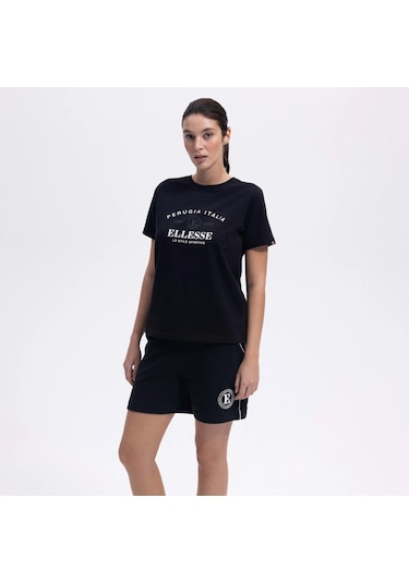 Ellesse Kadın Siyah Pamuklu Şort Ef404-bk Siyah