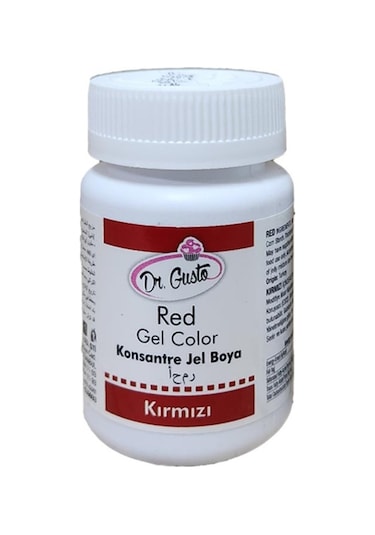 Dr. Gusto Konsantre Jel Gıda Boyası Kırmızı 100 G