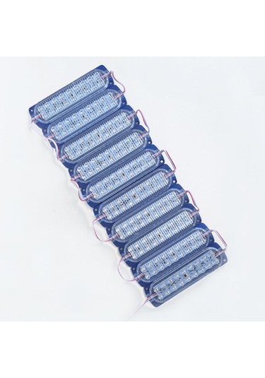 Sunlight Modül Led Çakarlı Işık 10 Adet 12v Mavi