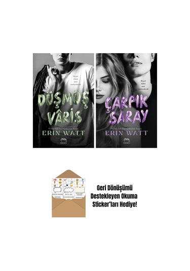 Lekeli Taç Royal Serisi 4. Kitap + Çarpık Saray Royal Serisi 3. Kitap