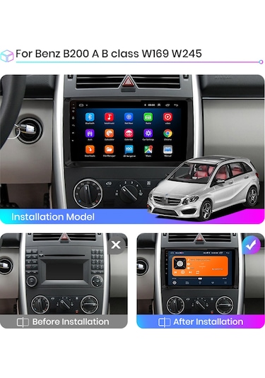 Exvol Mercedes Sprinter Crafter B200 Vito Android Multimedya Ips