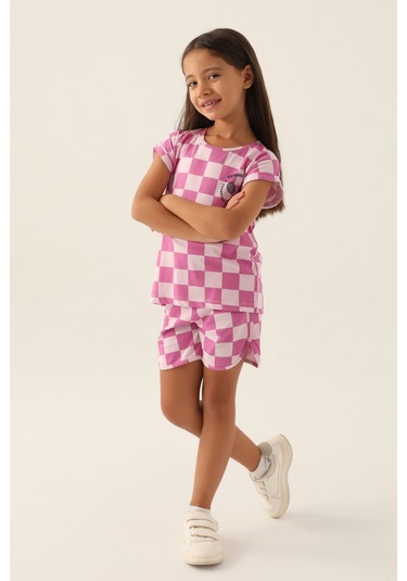 Rolypoly Champion Mor Kız Çocuk Şort Takım 5274-43004 Mor