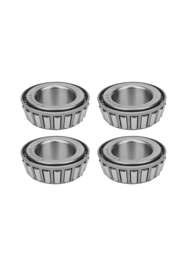 Jeehugo 32005 2007105e Tek Sütunlu Konik Rulman Seti, Yüksek Hızlı Dönüş, Otomobil Mekanik Dişliler İçin Çelik Malzeme 4 Adet