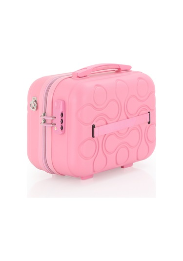 Mçs Polipropilen 2li Valiz Seti Orta & Makyaj V376 S23sy1000046-set 00020 Pembe