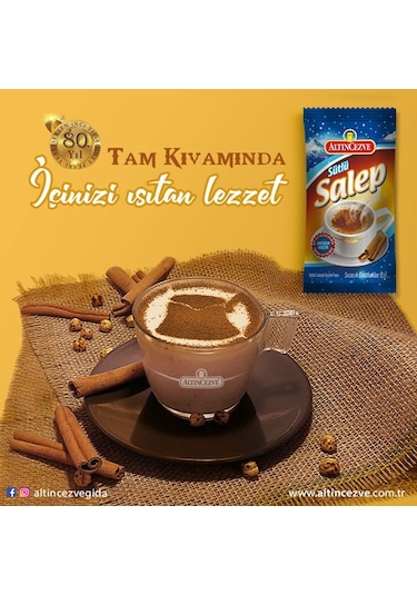 Altıncezve Sütlü Salep Tek Kullanımlık İçecek Tozu 20 x 17 G