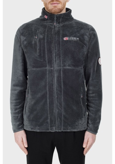 Norway Geographical Erkek Polar Upload Koyu Gri Koyu Gri