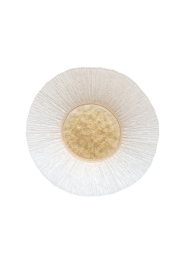 Emsan Golden 6 Kişilik Cam Pasta Seti 21 Cm Gold
