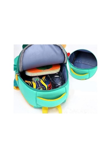 Anaokulu Çizgi Film Okul Çantası 1-3-6 Yaş I Anti-kayıp Çocuk Sırt Çantası 86rlyz Yeşil