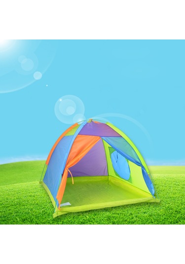 Yifomall Çocuklar İçin Dış Mekan Oyun Çadırı, Çok Renkli Kombinasyon, Katlanabilir, Europe Amerika Stili, 110x110x90cm, 0.9kg Çok Renkli