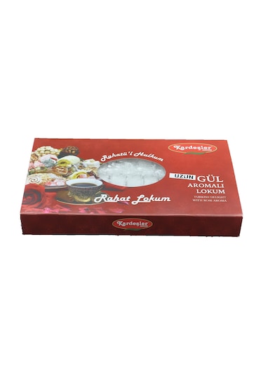 Kardeşler Şekerleme Gül Aromalı Uzun Hediyelik Lokum 700 G