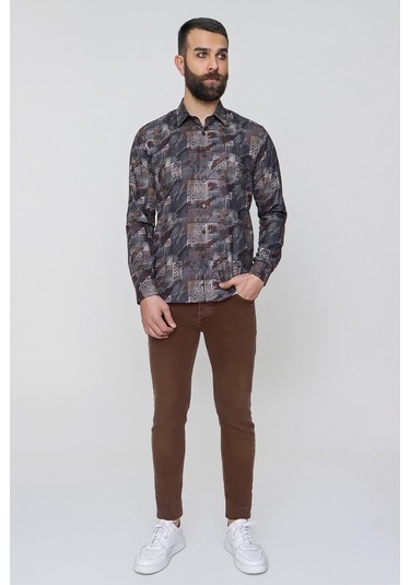 087 Tarçın Jean Pantolon Tarçın