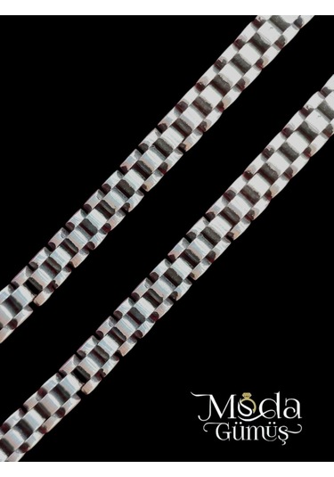 Modagümüşevi 925 Ayar Gümüş Erkek Bileklik