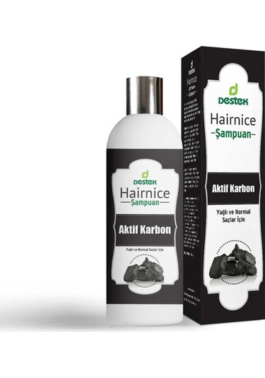 Destek Hairnice Aktif Karbon Şampuan 330 ML
