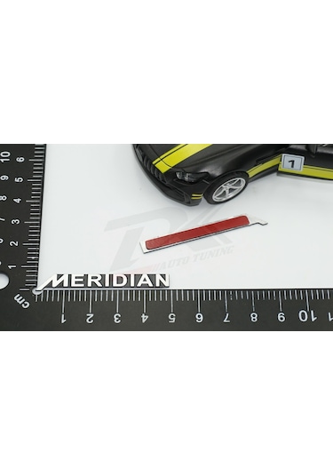 Meridian Logo Hoparlör Krom Metal 3M Logo Amblem 2 Li Set N11.2801