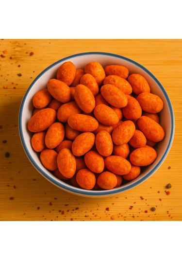 Nacho Soslu Çıtır Kaplamalı Fırınlanmış Yer Fıstığı Kuruyemiş 200 Gr Atıştırmalık 200 G