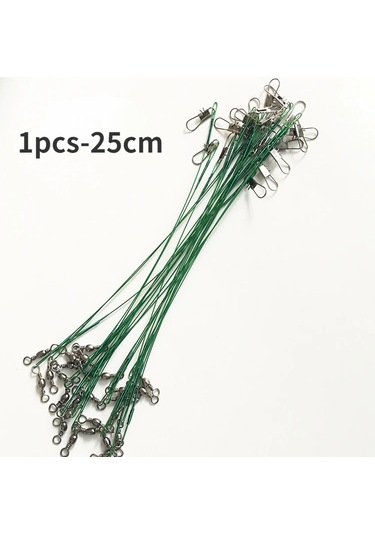 1 Adet Balıkçılık Aksesuarı Kurşun Çekirdek Tasma Olta Teli 25 Cm