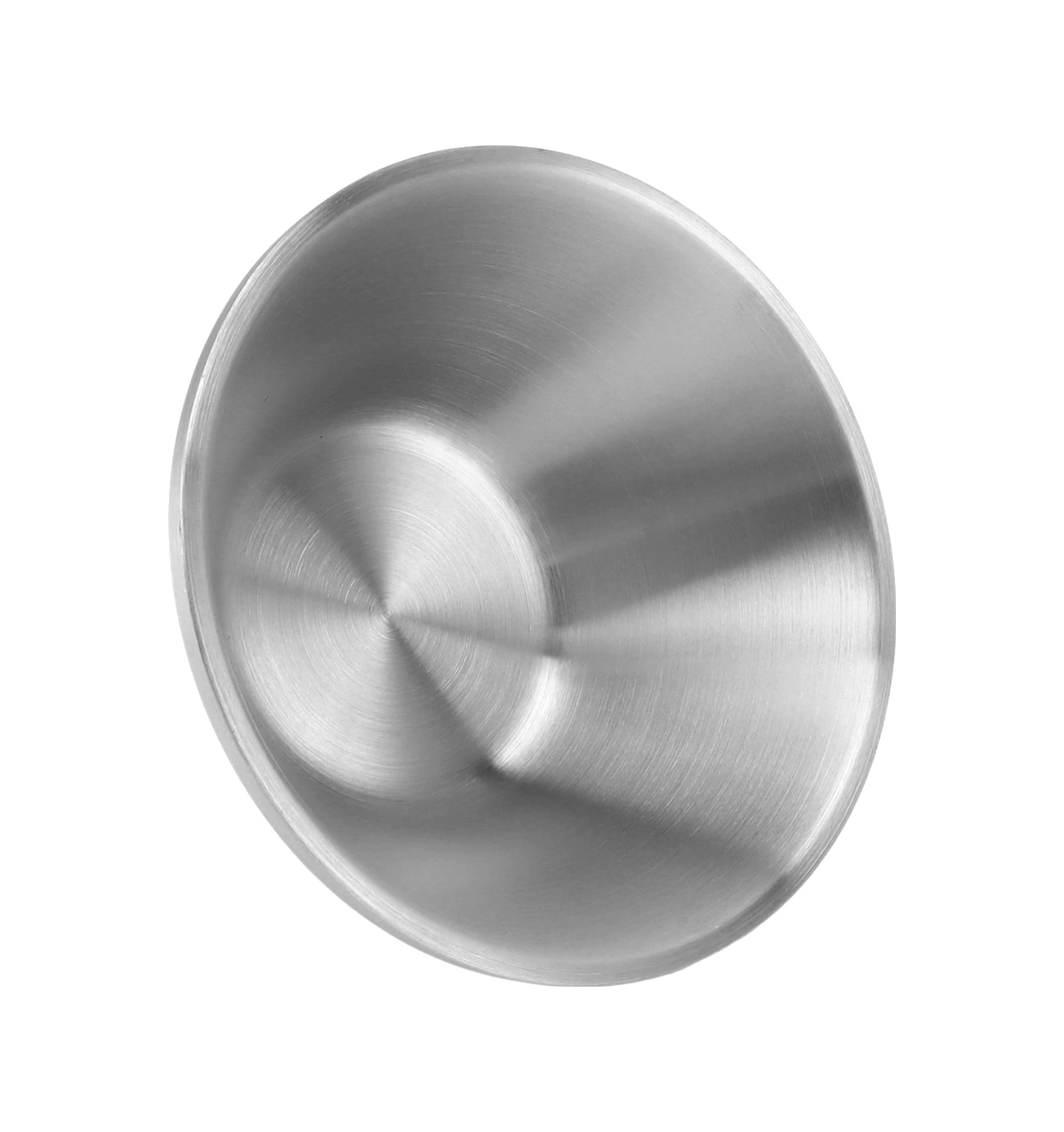 Kosona 304 Paslanmaz Çelik İki Katlı Kase - Isı Koruyucu, El Yanması Engeli, Çorba, Salata, Tatlı Kullanıma Uygun 15cm