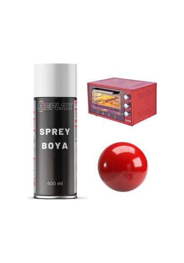 Replax Kırmızı Isıya Dayanıklı 690° Fırın Sprey Boyası 400 ML