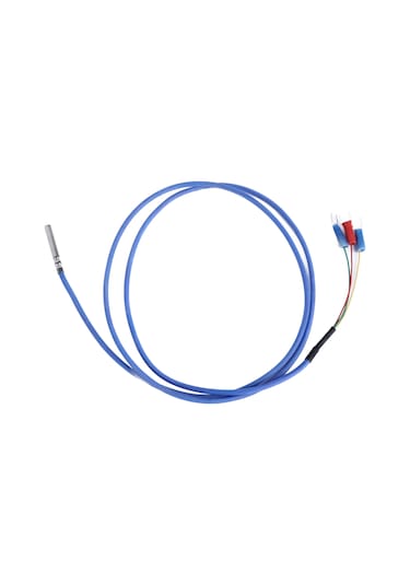 Skycity Su Ve Yağa Dayanıklı Pt100 Sıcaklık Sensörü - Paslanmaz Çelik Sondaj, Ptfe Tel, -50 C/+350 C Aralığı, 4x30x1000mm