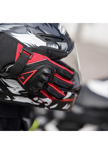 Konesam Kışlık Su Geçirmez Motosiklet Eldiveni - Sıcak Tutan Ve Reflektif Şeritli