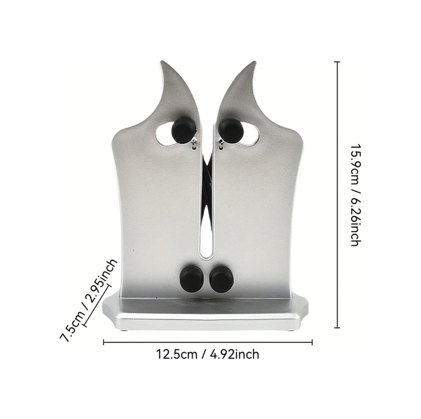 Hightower B-gümüş 1 Adet Profesyonel Bıçak Bileyici Dayanıklı Abs Evde Kolay Kullanım Tüm Bıçaklar İçin Pratik Kompakt Tasarım Hediye