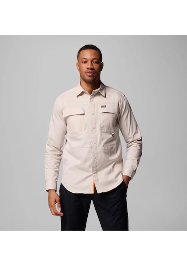 Columbia Am1594 Landroamer Twill Erkek Uzun Kollu Gömlek 2120581278 Bej