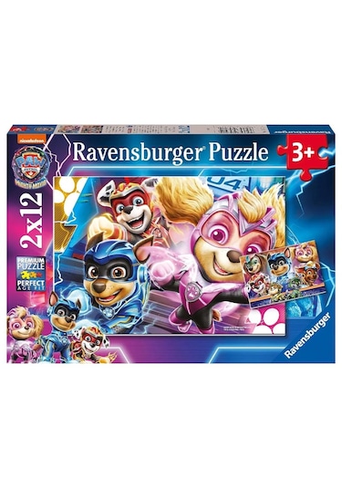 Ravensburger 2X12 Parça Paw Patrol Çocuk Puzzle
