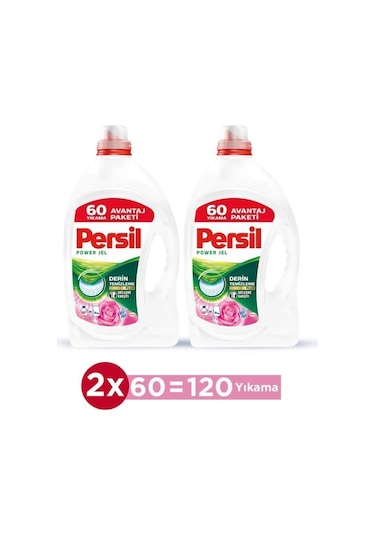 Persil Jel Gül Sıvı Çamaşır Deterjanı 2 x 3900 ML