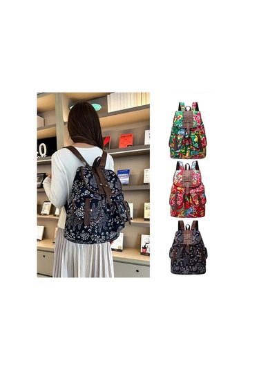 Yeni Satış Çiçek Oxford Kadın Sırt Çantası 2024 Yüksek Kaliteli Çok Renkli