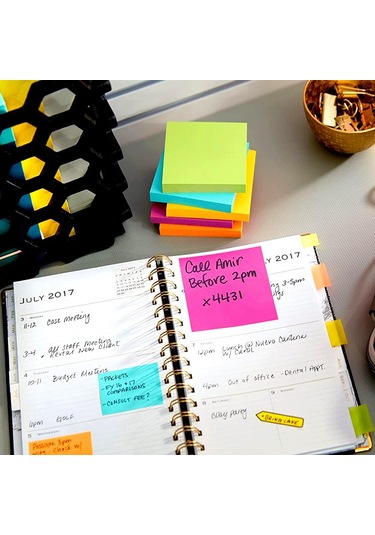 Eagle 75x100 MM Klasik Renk Yapışkanlı Not Kağıdı 100 Yaprak Sarı 657 12 Adet