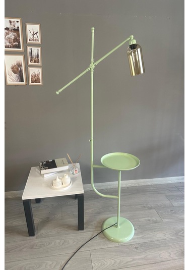 Windy Mint Gövde Bal Rengi Cam Lambader Tepsili Makas Gövde Modern Oturma Odası Natural