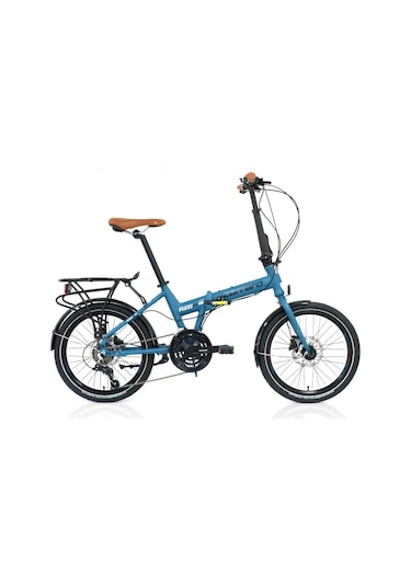 Carraro Flexi 121 Hd Katlanır Bisiklet Mat Petrol & Siyah 21v Siyah