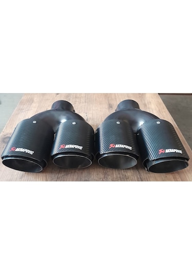 AKRAPOVİÇ 90 MM ÇİFT ÇIKIŞLI SAĞ SOL TAKIM