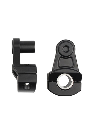 Suntek Motosiklet Gidonu Yükseltici Uzantıları Motosiklet Siyahı Için Montaj Adaptörü Kiti