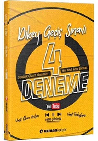 Uzman Kariyer Dgs Video Çözümlü 4 Deneme