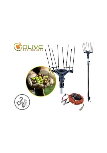 Olive Tech Akülü Zeytin Hasat Makinesi Çırpma 34v Kartlı Sistem