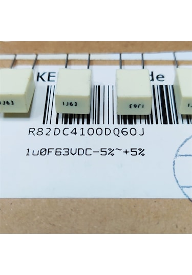 R82dc4100dq60j 1mf 63v 5 0.05 Kemet Polyester Kondansatör 23 Adet