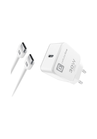 Cellularline 30w Adaptör + C2C Kablo Şarj Kiti