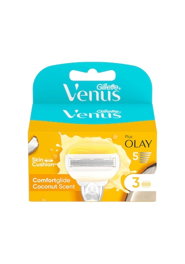 Gillette Venus Comfortglide Olay Kadın Tıraş Makinesi Yedek 3'lü