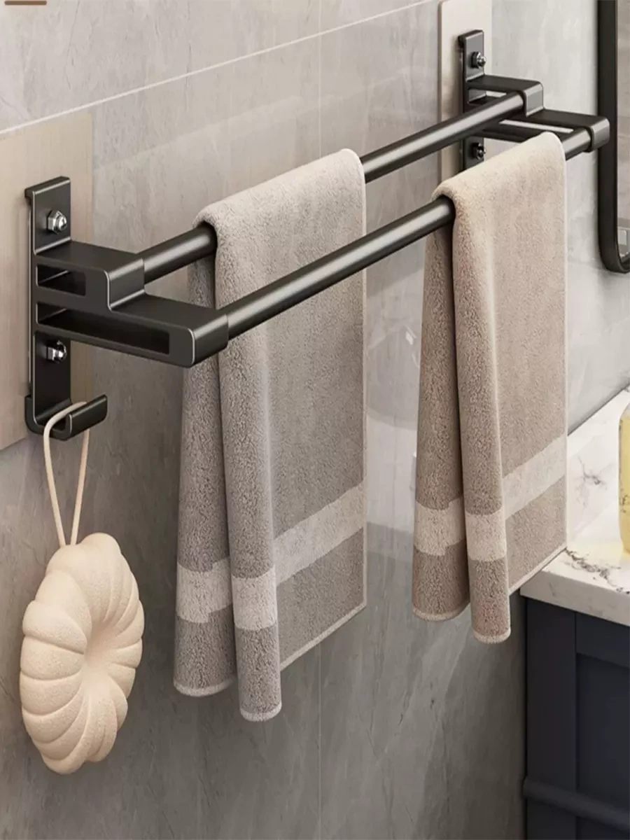 Vesalka Dla Polotenec Delme Gerektirmeyen Kendinden Yapışkanlı Havlu Askısı 50 Cm 177571454 Siyah