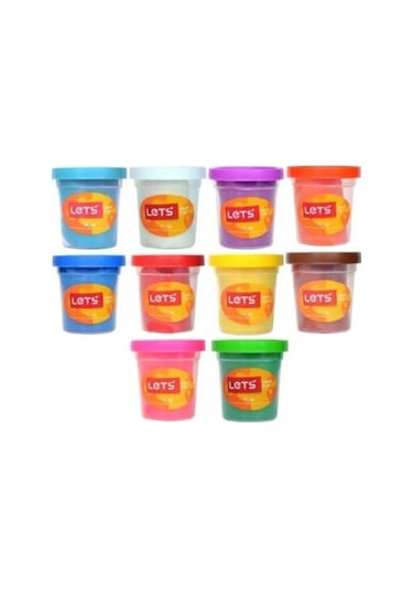 Lets 10 Renk Oyun Hamuru L83100