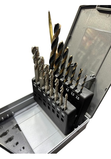 Maier 14 Parça Matkap Uçlu Helis Kılavuz Takımı