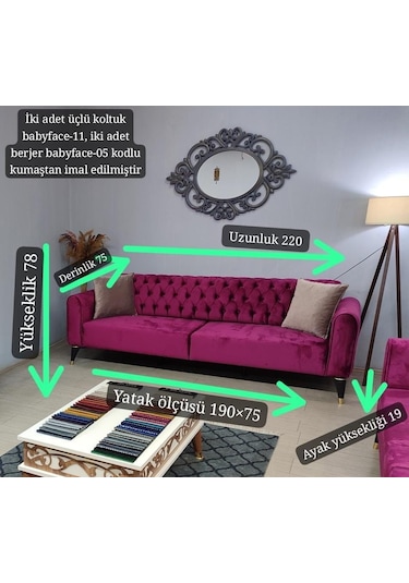 Mimoza Chester Koltuk Takımı