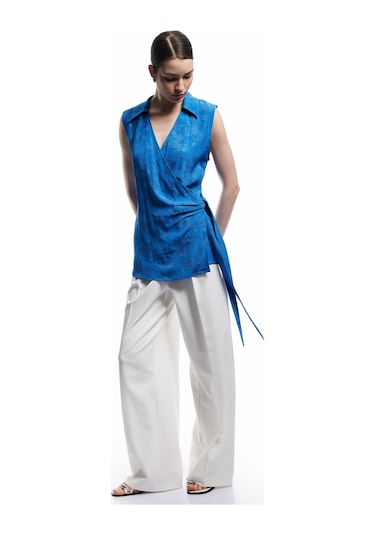 Koton Viskon Kumaş Bağlama Detaylı Kolsuz Kruvaze Çiçekli Gömlek Saks Mavisi 5sak60488uw Saks Mavi Koton Viskon Kumaş Bağlama Detaylı Kolsuz Kruvaze Çiçekli Gömlek Saks Mavisi 5sak60488uw Saks Mavi