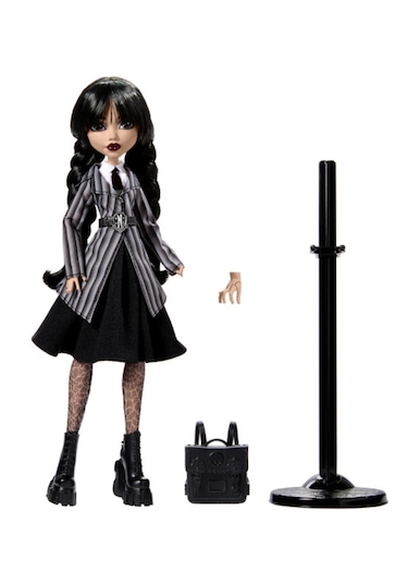 Monster High Wednesday Okul Üniformalı Bebek HXJ04